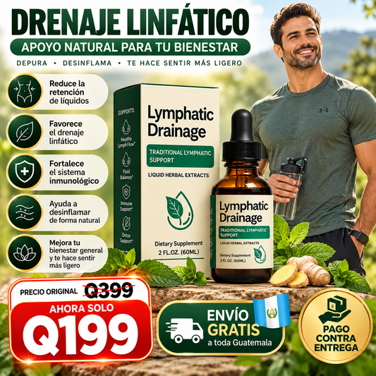 ¿Hinchazón? ¡Prueba Lymphatic Drainage! 🚚 ¡Envío GRATIS